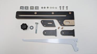 Preview: Grundträger für 1-reihige Regalschienen