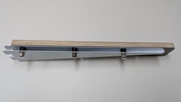 Preview: Grundträger für 2-reihige Regalschienen